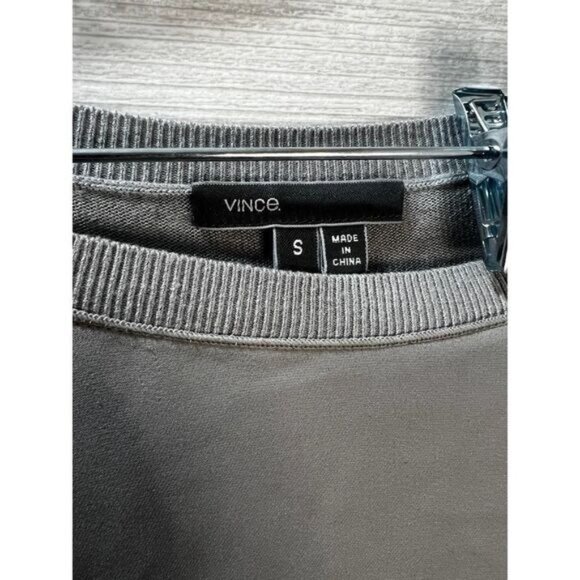 VINCE Pullover Shirt Long‎ Sleeves Wide Neckline Small - Picture 5 of 5